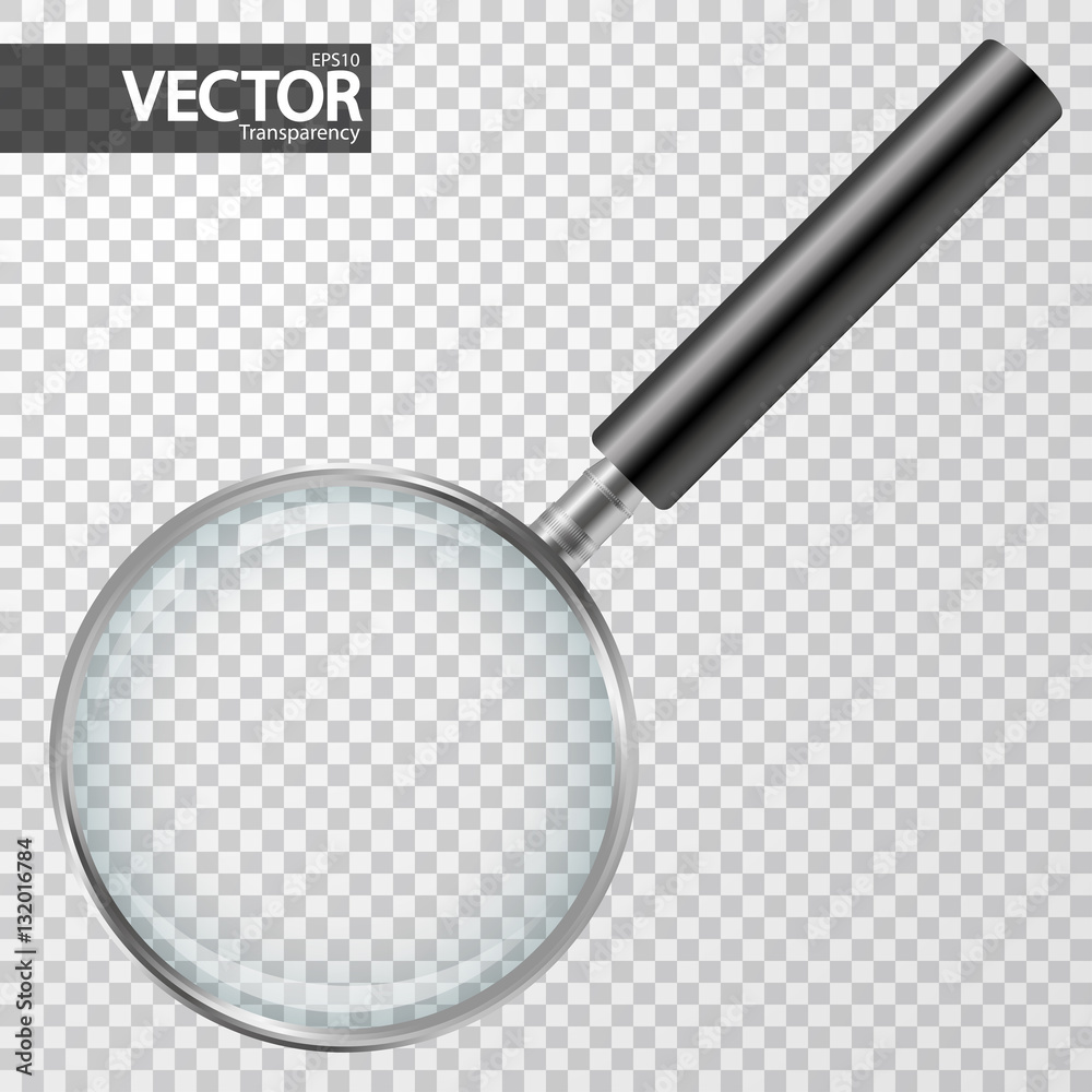 Obraz na plátně magnifier with transparency