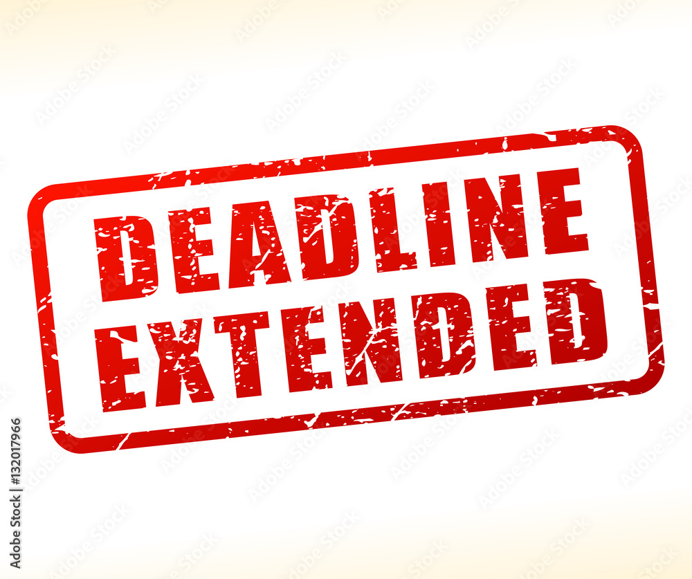 Фотография deadline extended text buffered
