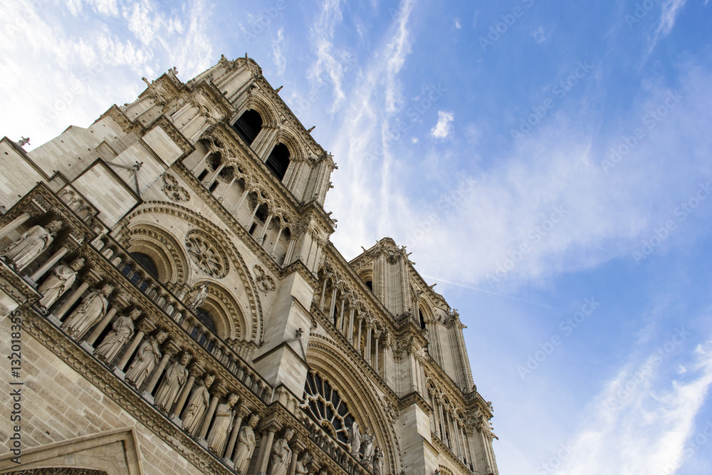Facciata della Cattedrale di Notre Dame Facciata della Cattedrale di Notre Dame