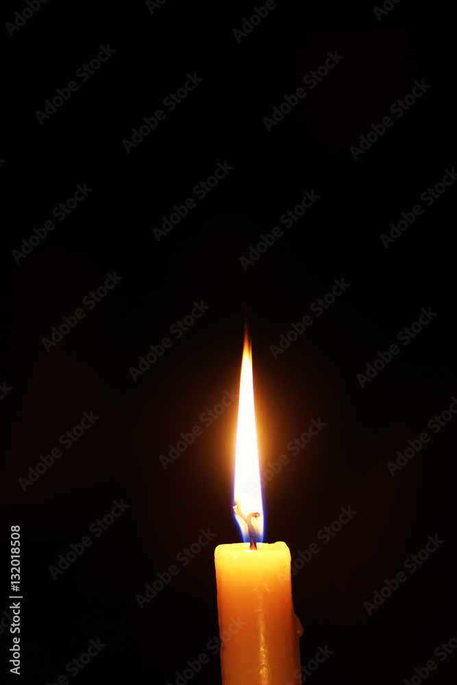 candle flame isolated on black candle flame isolated on black