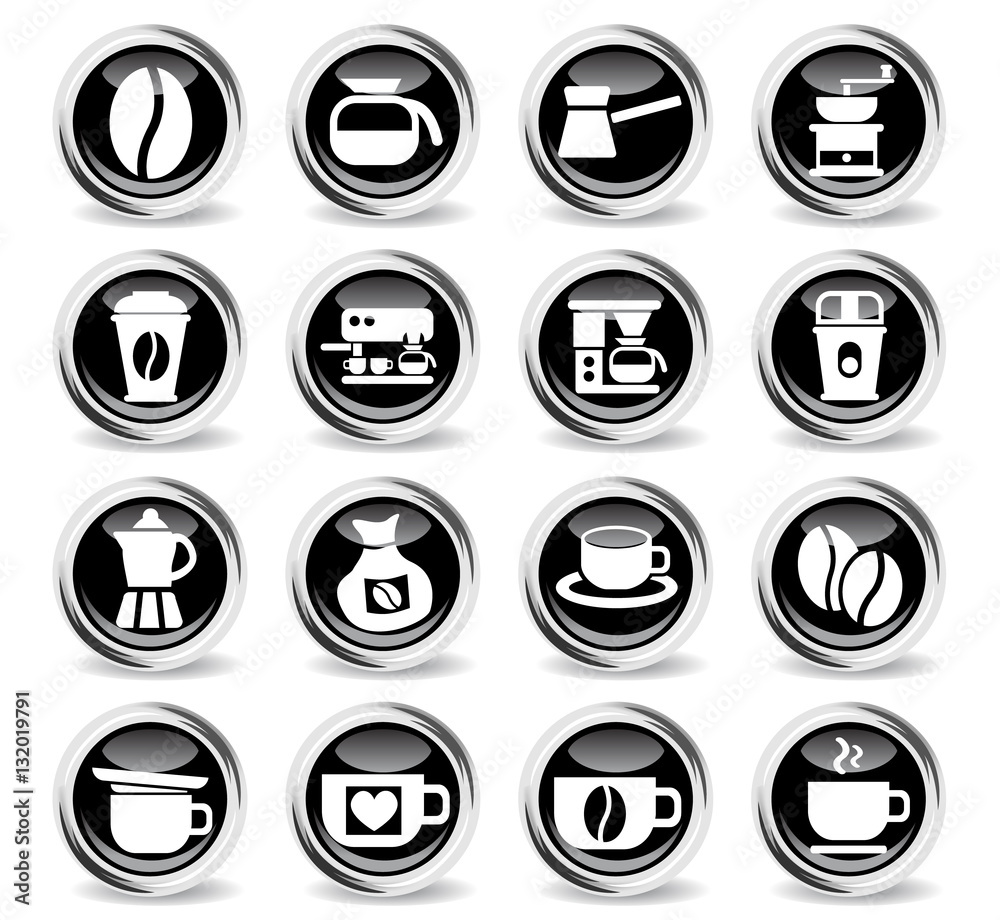coffee icon set coffee icon set