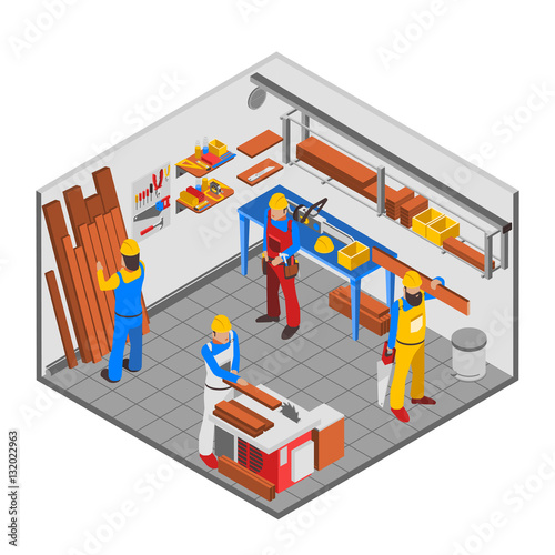 Woodwork People Concept 