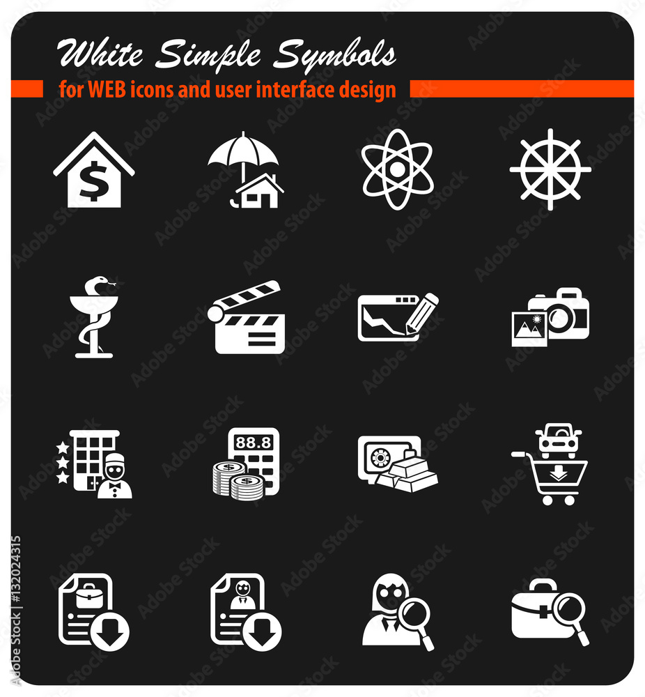 job search icon set job search icon set