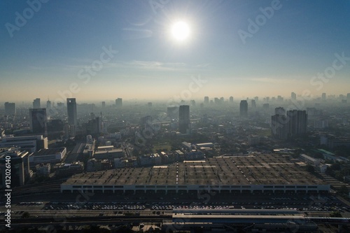 Thailand Bangkok City Drone Aerial