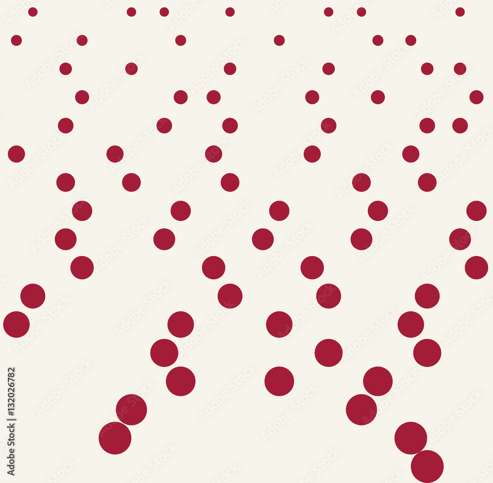 Abstract geometry red deco art dots pattern Abstract geometry red deco art dots pattern