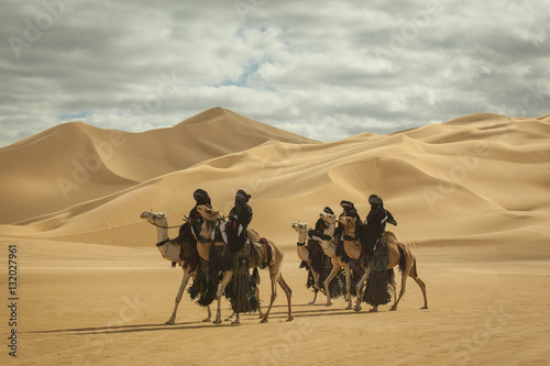 Group of Tuareg photo