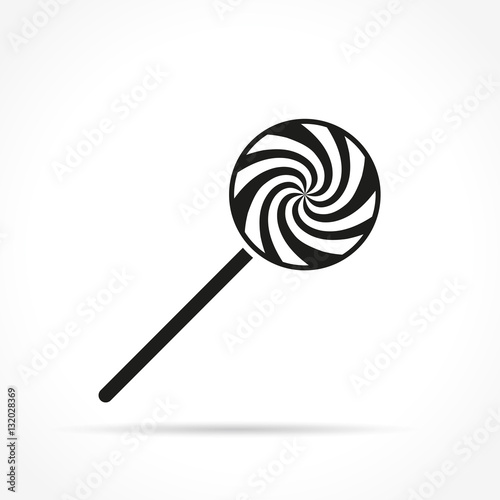 lollipop icon on white background