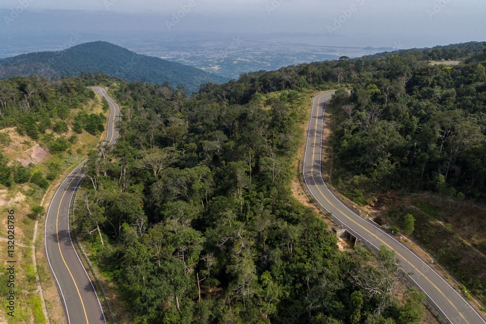 Bokor Kampot Cambodia Aerial Photo