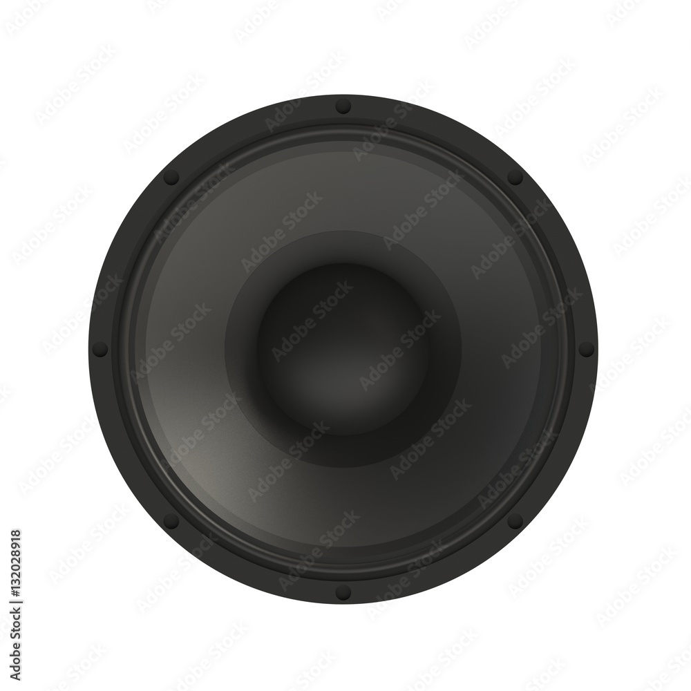 sound speaker isolated on a white background. sound speaker isolated on a white background.