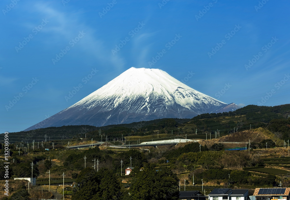 Mountain Fuji near Tokyo in Japan