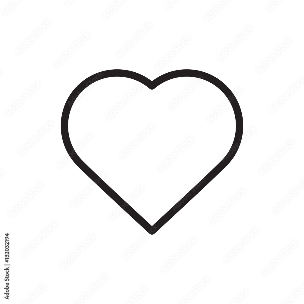 Hearts icon illustration