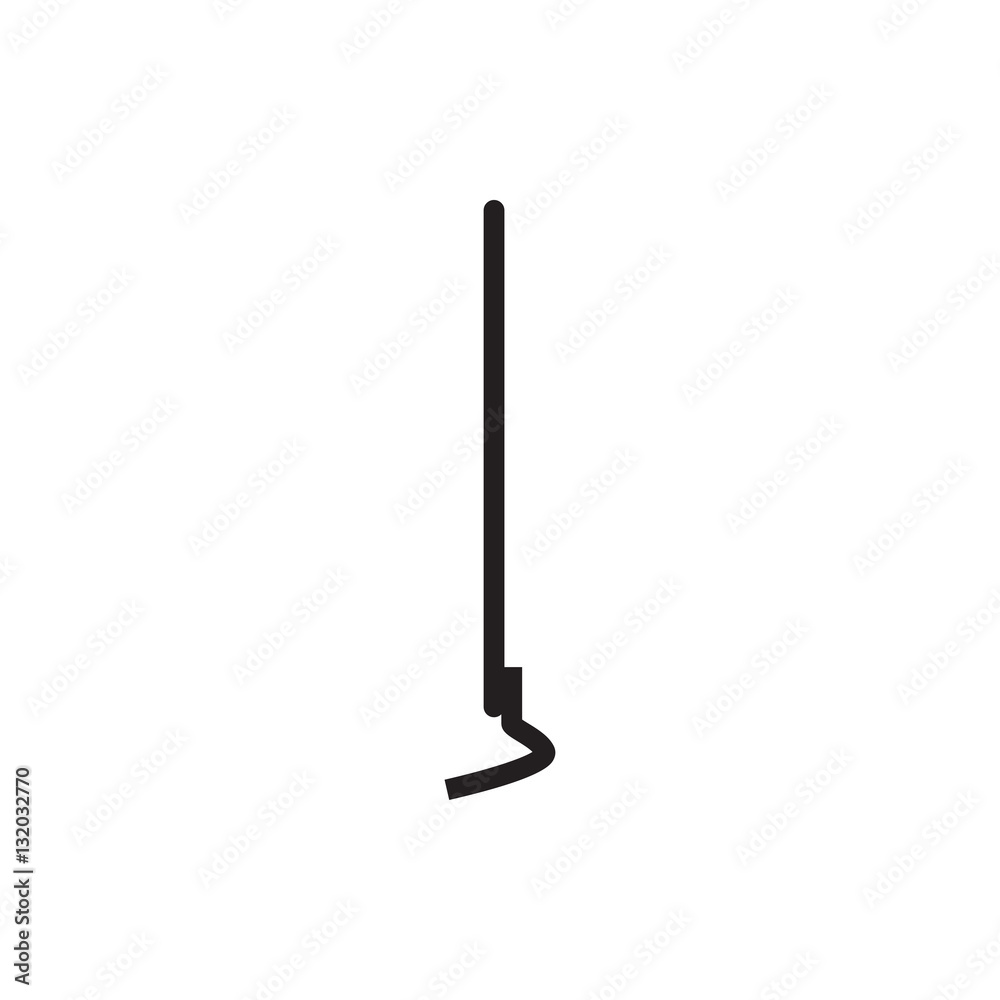 hoe icon illustration hoe icon illustration