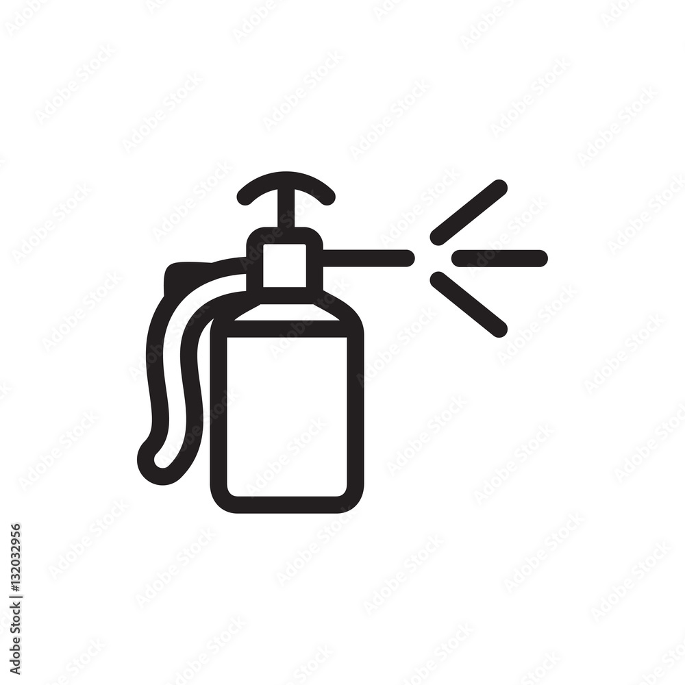 spray bottle icon illustration spray bottle icon illustration