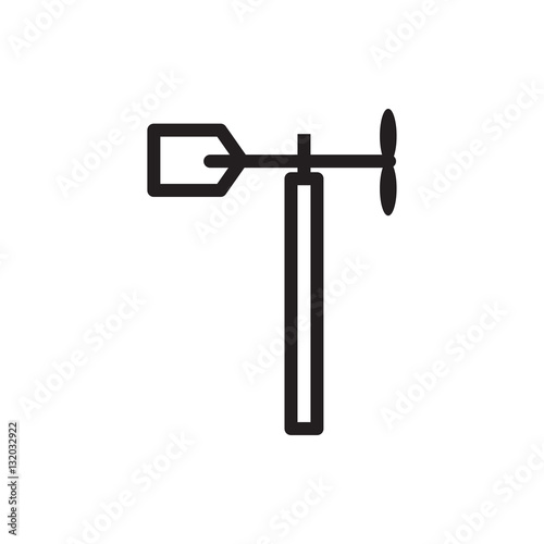weather vane icon illustration