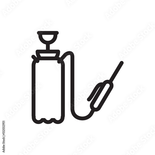 harden hose icon illustration