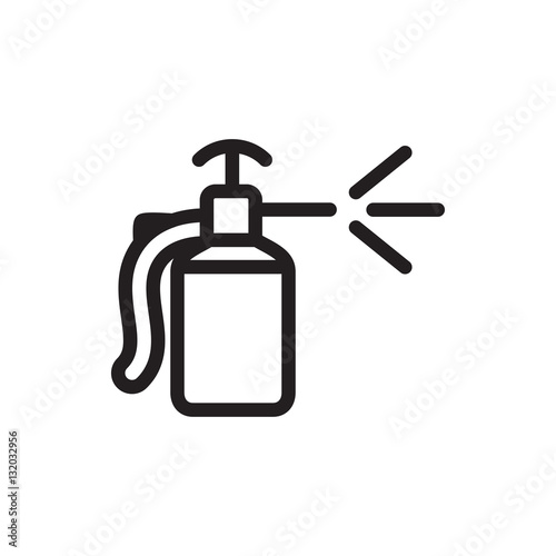 spray bottle icon illustration