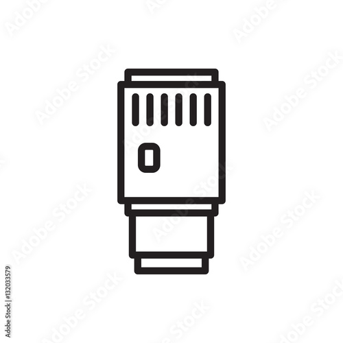 camera lense icon illustration