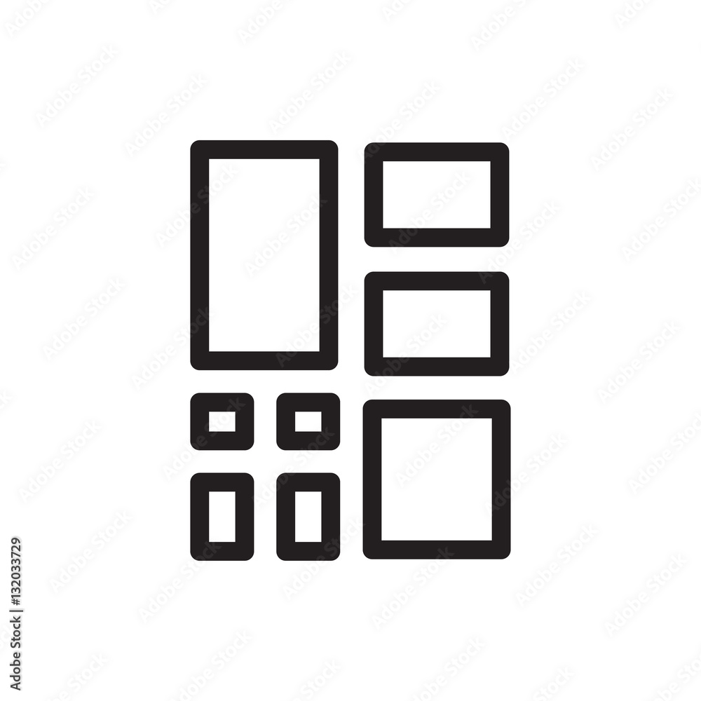 grid icon illustration
