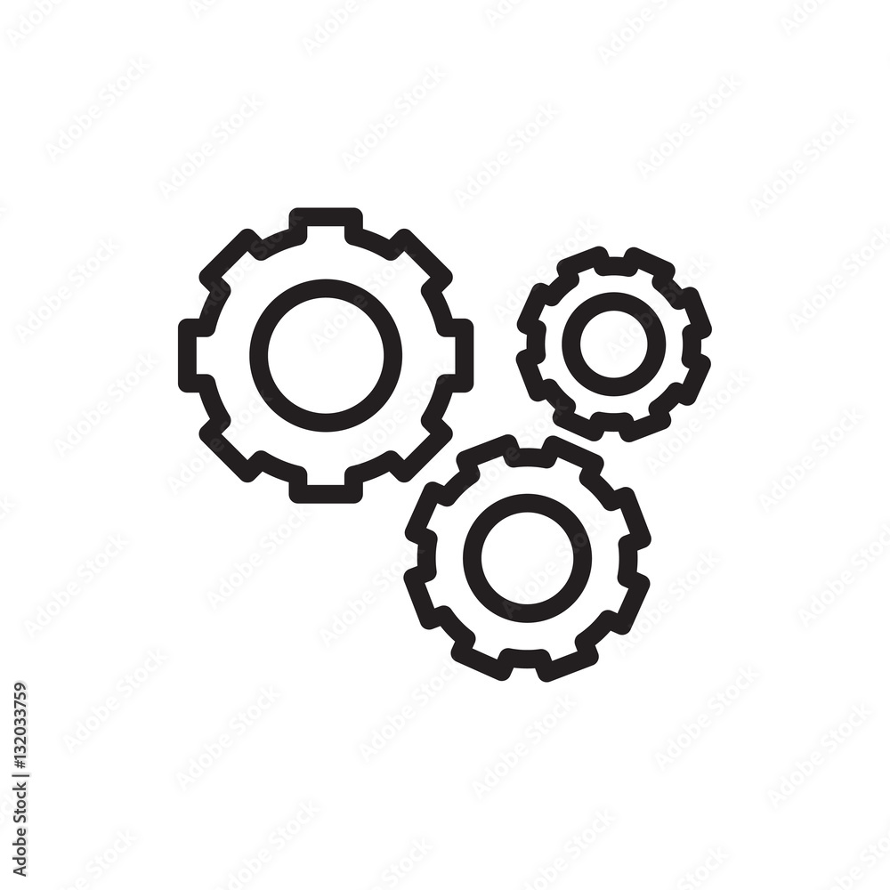 gear icon illustration gear icon illustration