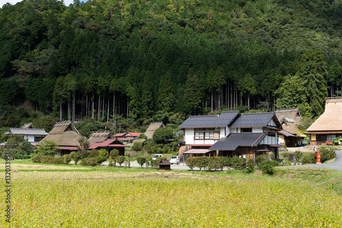 Miyama village in Kyoto of japan