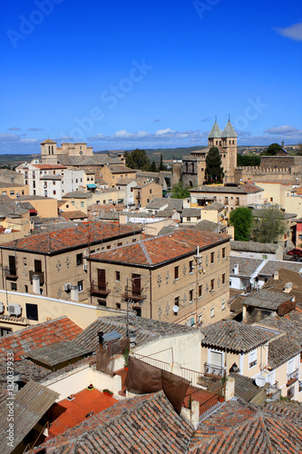 View of the red Toledo roofs, Spain © Eve81