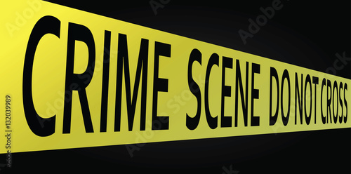 Crime scene vector