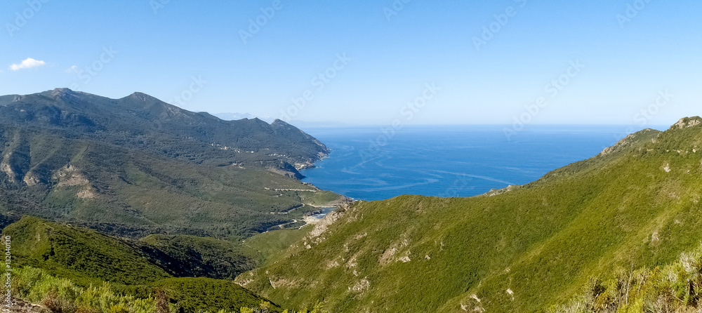 Cap Corse, the mediterranean coast.