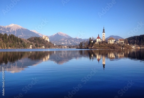Fototapeta Naklejka Na Ścianę i Meble -  Bled lake - Slovenia 