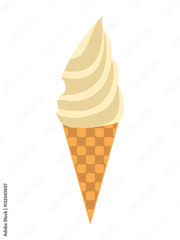 Ice Cream Flat Icon. Colorfull design element. Retro label for Ice Cream Logos. Summer isolated badges. Vector Illustration. Ice Cream Flat Icon. Colorfull design element. Retro label for Ice Cream Logos. Summer isolated badges. Vector Illustration.
