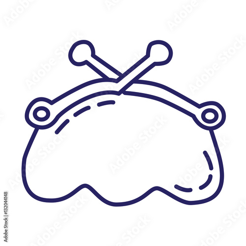 Purse line icon