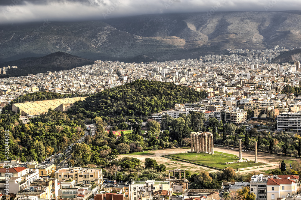 Temple of Zeus in Athens, Greece