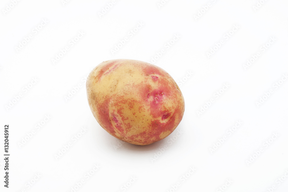 Potatoes isolated on white background Potatoes isolated on white background