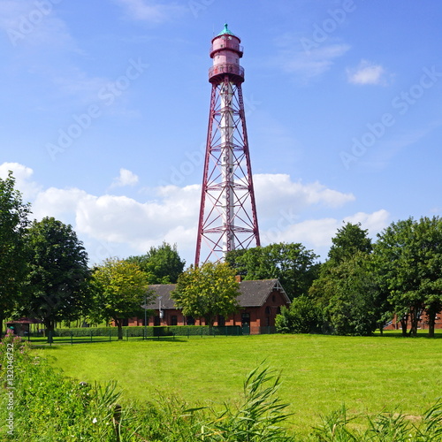 Fotomurale CAMPENER Leuchtturm bei EMDEN ( Ostfriesland )
