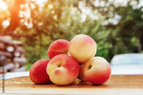 apricots on wooden board © standret