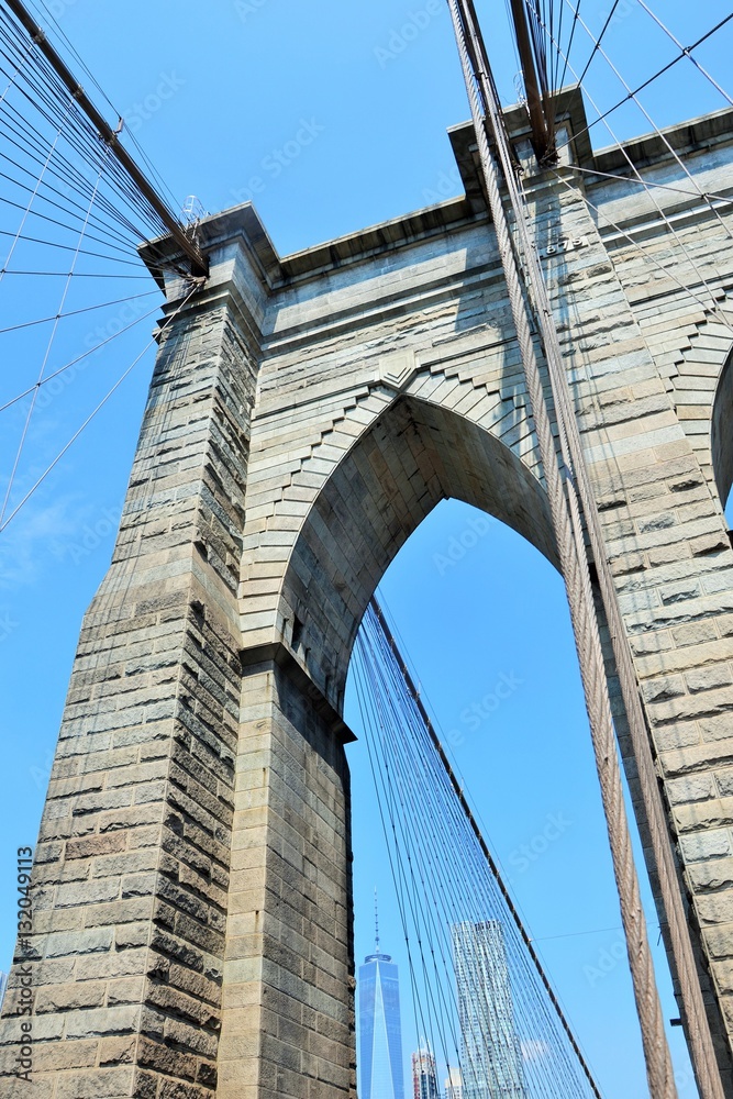 Naklejka premium Brooklyn Bridge, NYC