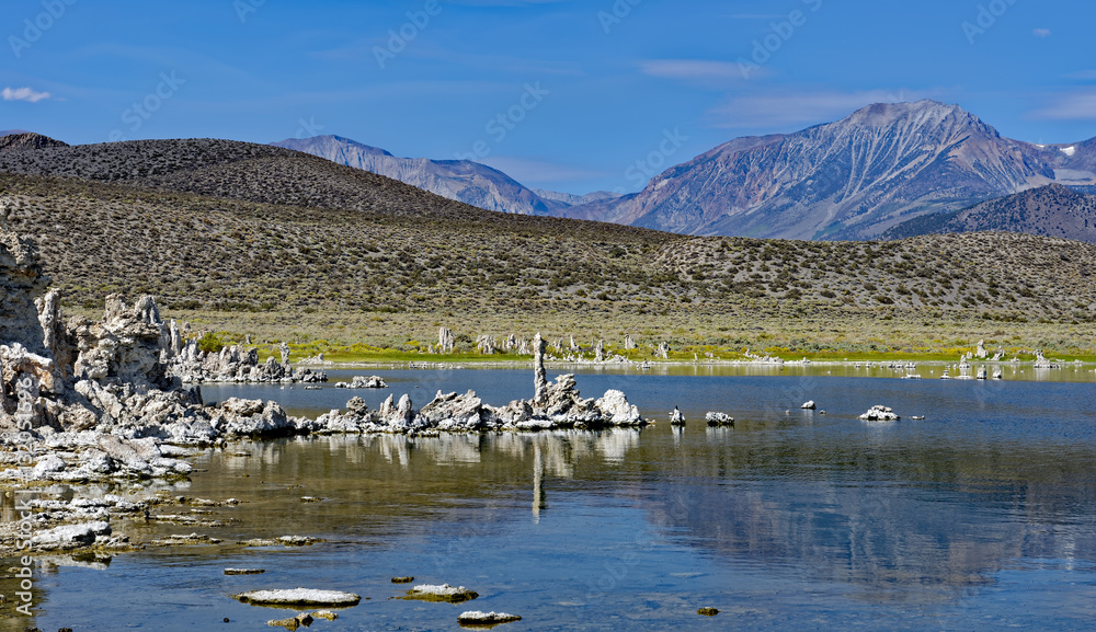 Tufa towers in Mono Lake, California, a State Natural Reserve