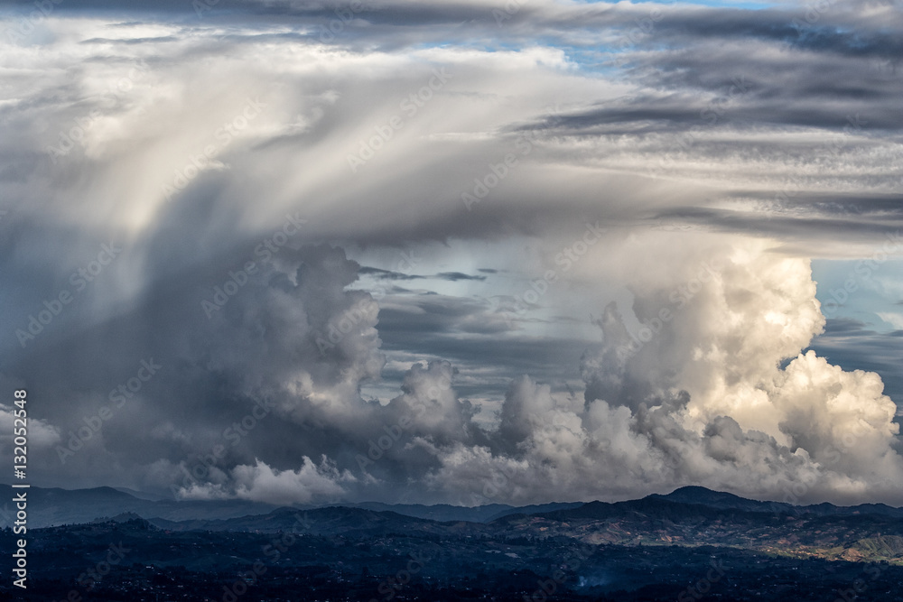 clouds in Colombia 