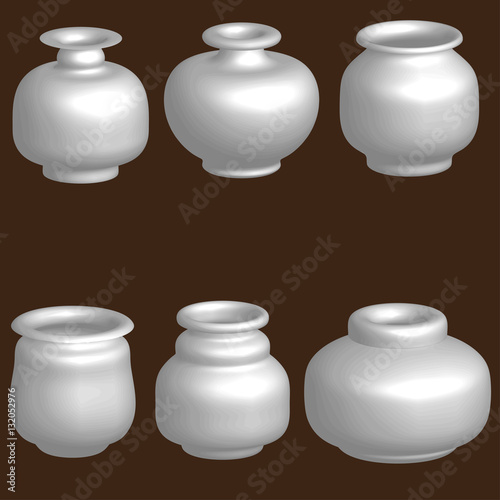 ceramic handmade crockery pot