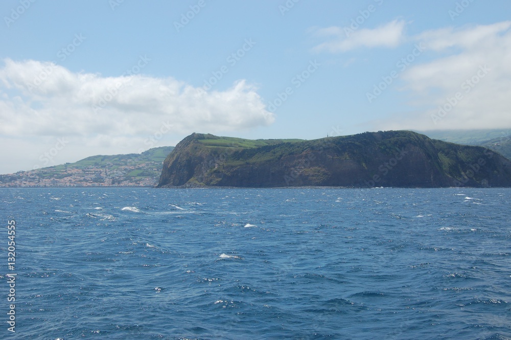 Cidade da Horta vista do mar. Açores, Portugal
