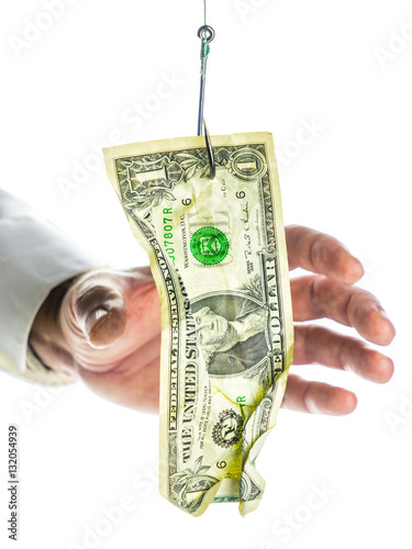 Hanging money