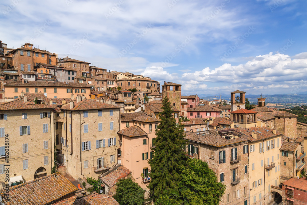 Perugia, Italy. View of the city