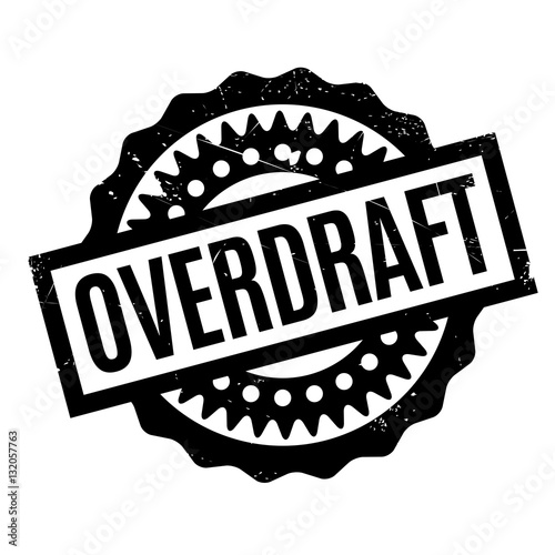 Overdraft rubber stamp