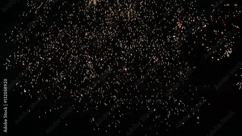 fireworks show to celebrate the new year at midnight fireworks show to celebrate the new year at midnight