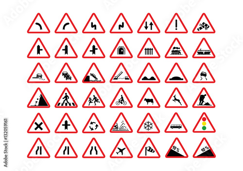 Panneau circulation danger