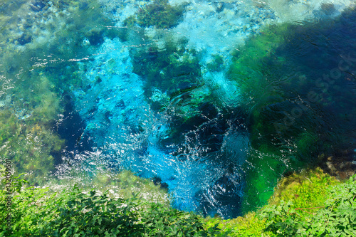 Blue Eye summer view (Albania).