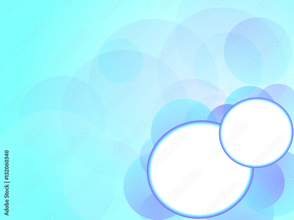 The inscription on the background of violet blue bubbles, vector illustration The inscription on the background of violet blue bubbles, vector illustration