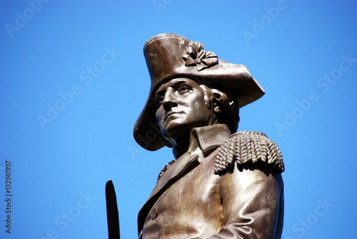Konstfotografi Statue of George Washington face