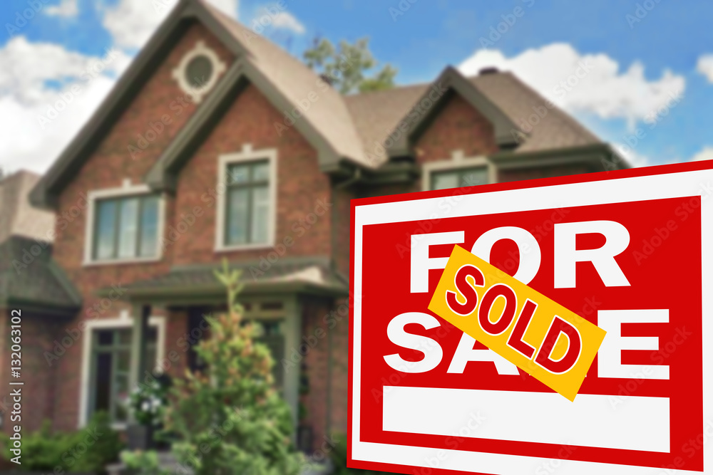 Home for sale. Sign Home for sale. Sign