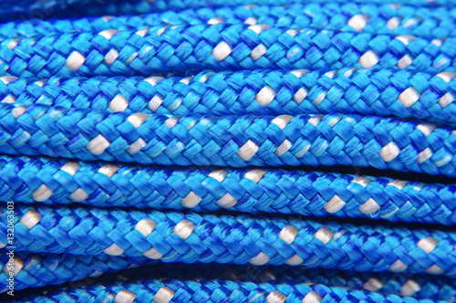 Abstract blue rope pattern texture