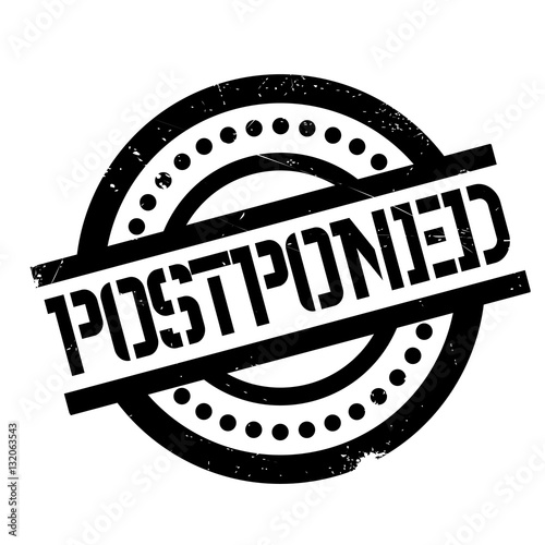 Postponed rubber stamp